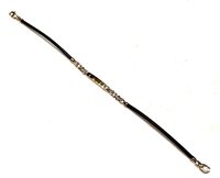 Armband Sommer Herr Bracciale caucciù e oro in Gold CAU AU OV 4.50 BG - CAU AU OV 4.50 BG